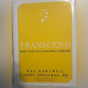 Transcend Hardcover Book Nine Steps To Living Well Forever